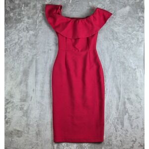 Zara Red Midi Dress